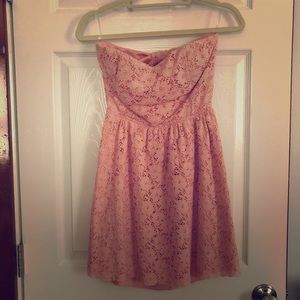 Windsor Peach strapless sundress